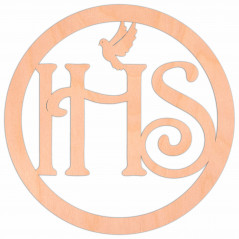 Napis IHS koło