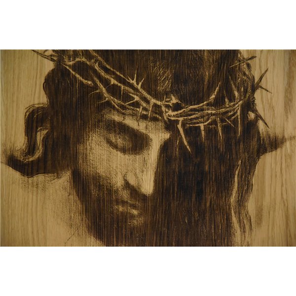Obraz drewniany Pan Jezus 60x45cm
