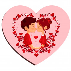 Magnes serce - prezent na Walentynki (różowe)