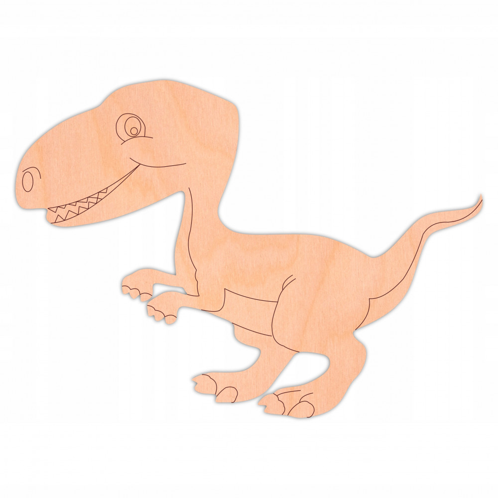 Dinozaur drewniany
